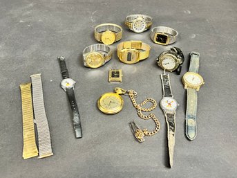 Lot Of Watches And Watch Parts