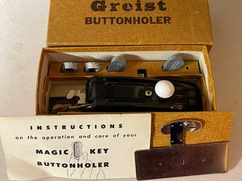 Vintage Greist Buttonholer