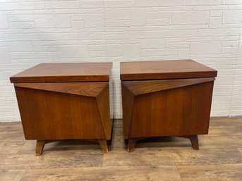 Pair Of Mid Century Night Stands