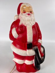 Vintage 1968 Empire Plastics Santa Blow Mold
