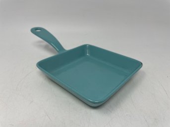 Vintage Cast Iron Enameled Pan