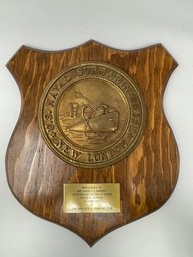 Vintage US Submarine Award Plaque