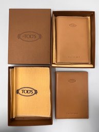 Pair Of New In Box Tod's Passport Cases