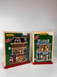 LEMAX Christmas Village Ceramic Houses In Original Boxes