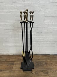 Iron Fireplace Tool Set