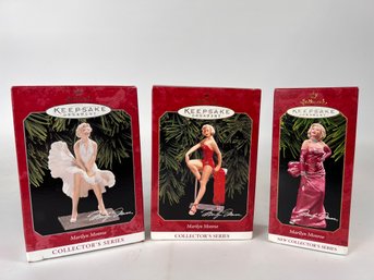 New In Box Marilyn Monroe Hallmark Ornaments