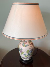 22' Asian Floral Lamp