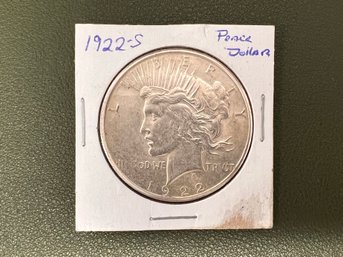 1922-s Peace Dollar