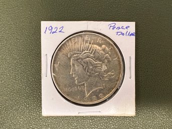 1922 Peace Dollar