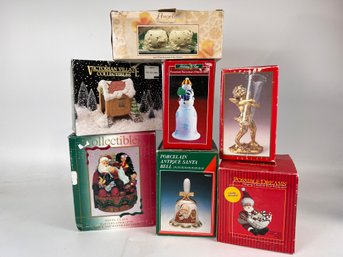 Holiday Decor Lot In Original Boxes