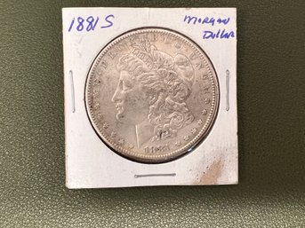 1881 -S Morgan Dollar