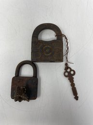 Vintage Padlocks With Key