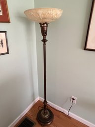 63' Vintage Torchiere Floor Lamp