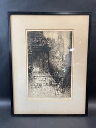 Hedley Fitton (1857-1929) Etching Signed Artist Proof