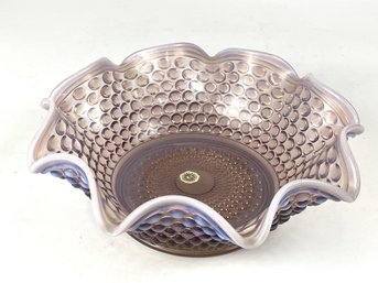 Westmoreland Opalescent Purple Hobnail Dish