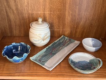 Signed Studio Pottery Lot