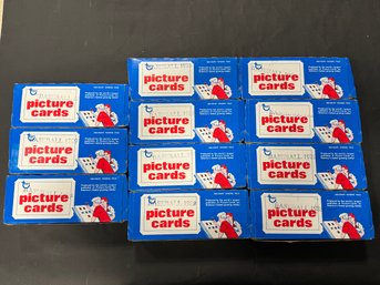 Lot Of 11 1989 Topps Vendor Boxes