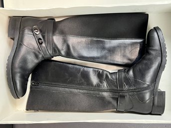 Womens Coach Leather Boots In Original Box - Size 6 - Barely Worn!!!