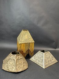 Collection Of Pierced Brass Shades