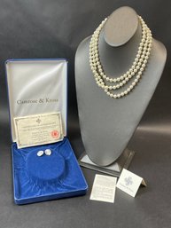 Camrose And Kross - Jacqueline Kennedy Reproduction Jewelry Set In Original Box