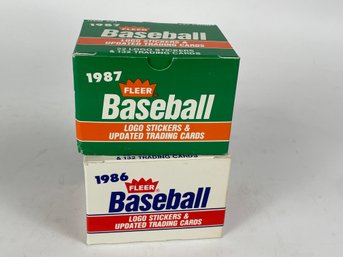 1986 1987 Fleer Traded Sets