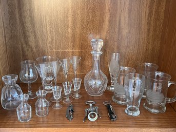 Large Barware Lot