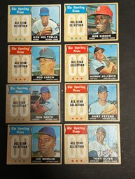 1968 Topps Baseball Cards Including Stars & Hofers