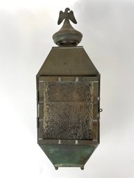 Vintage Light Fixture Brass