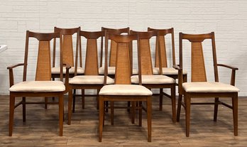 Set Of Eight Mid Century Dining Chairs