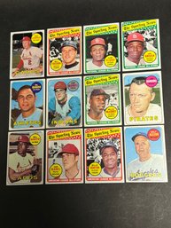 1969 Topps Baseball Cards Including Stars & Hofers