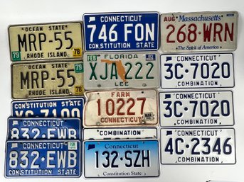 Large Collection Of License Plates