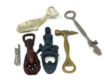 Lot Of Six Bottle Openers