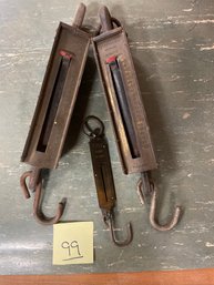 Group Of Antique Spring Scales