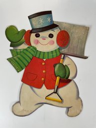 Vintage Snowman Cut Out