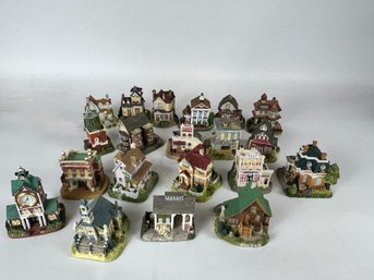 Group Of Miniature Houses & Cottages (F)