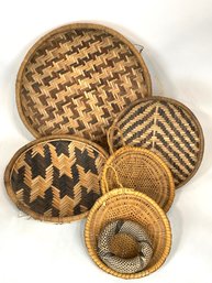 Collection Of Various Sized Congo Baskets