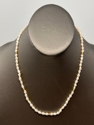 Beaded Necklace With 14k Beads And Pearls (J11)