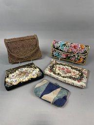 Lot Of (5) Vintage Hand Bags/ Purses