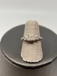 14k Diamond Ring Size 6.75 (J12)