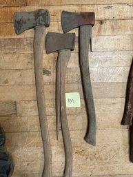 Lot Of 3 Axes Including Great Neck Made In England