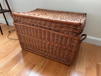 Vintage Covered Basket