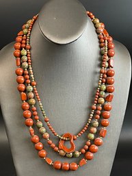 Wonderful Beaded Stone Necklace