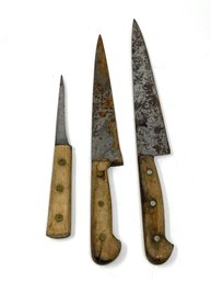Group Of Three Vintage German Kitchen Knives