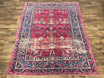 Antique Sarouk Oriental Rug