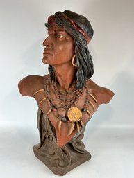 Life Size Native American Bust