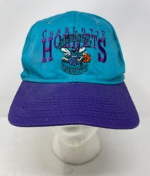 Vintage Charlotte Hornets Snap Back Hat