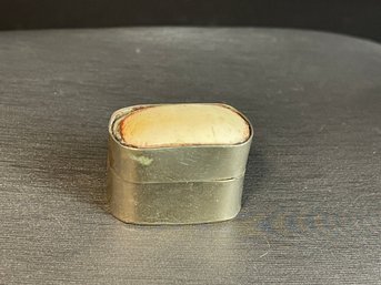Vintage Miniature Sterling Pill Box