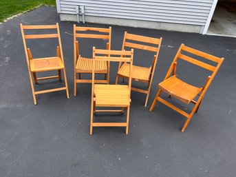 Wooden Folding Chairs