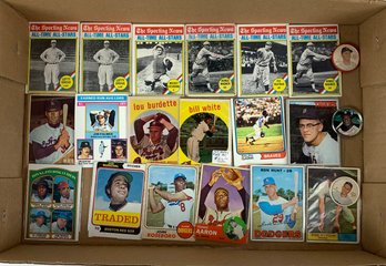 Tray Lot Of Vintage Baseball Cards (6)