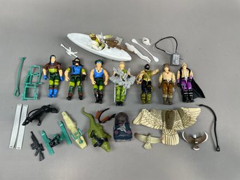 Collection Of G.I Joe Figures W/ Accessories